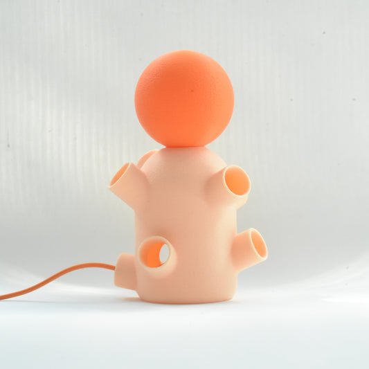 Lampe SECSEC | beige & orange