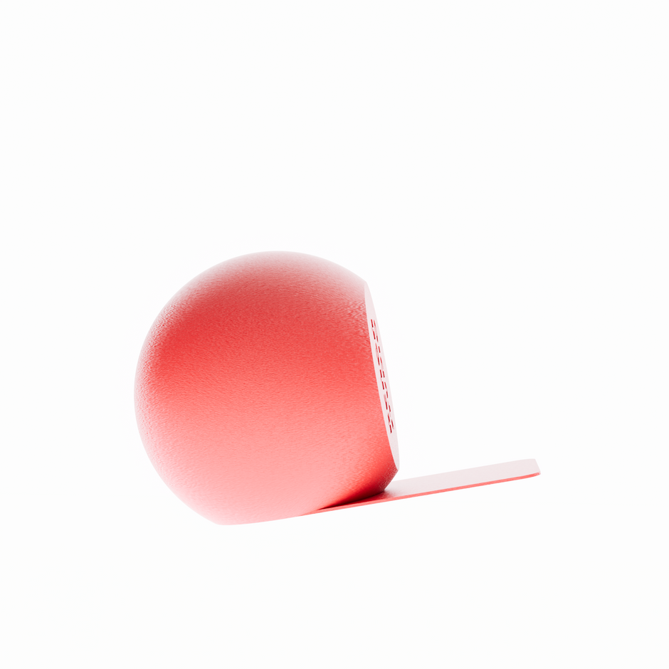 Lampe De Table Lampala Par Benga Studio - Jaune Et Rose, Design Contemporain, Made In France