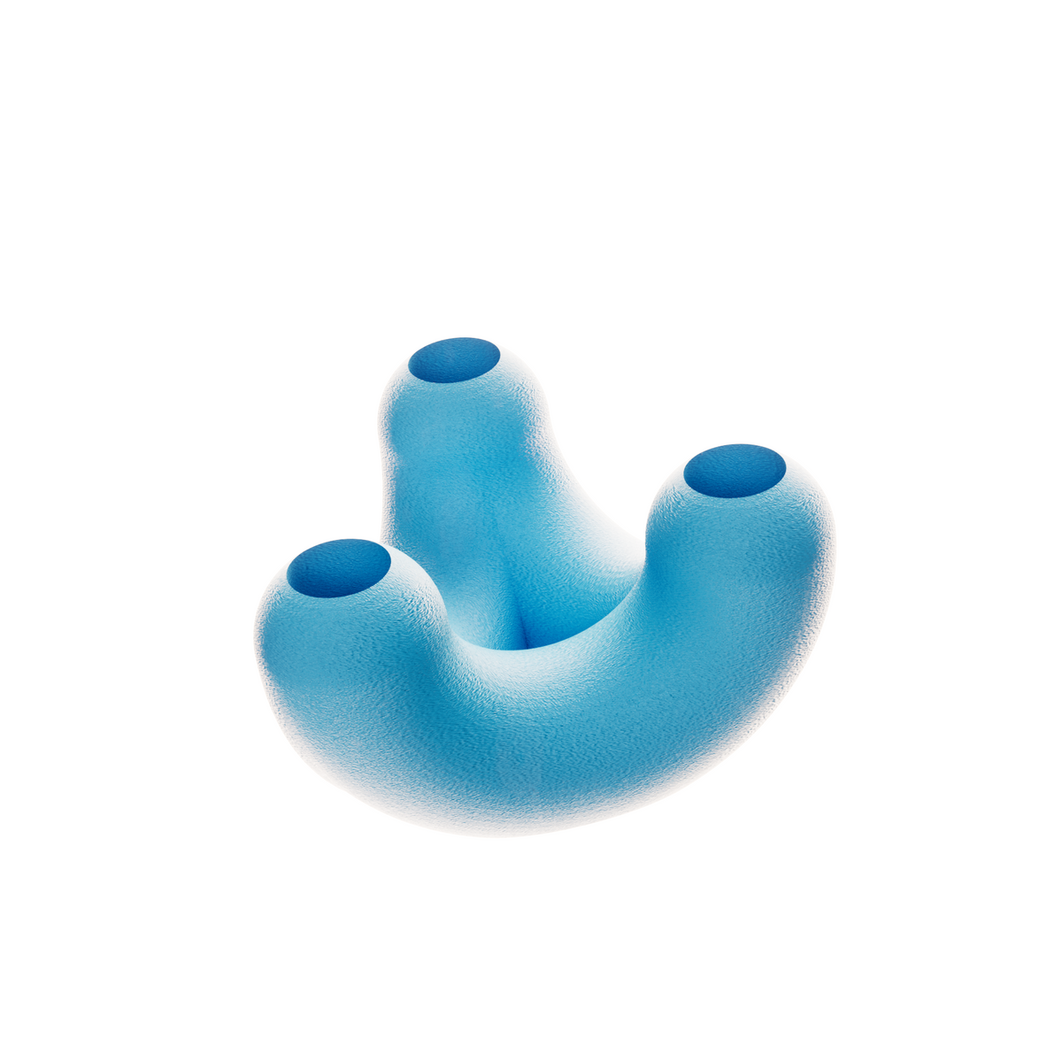 Bougeoir TriU STIMULO bleu ciel, sur fond blanc