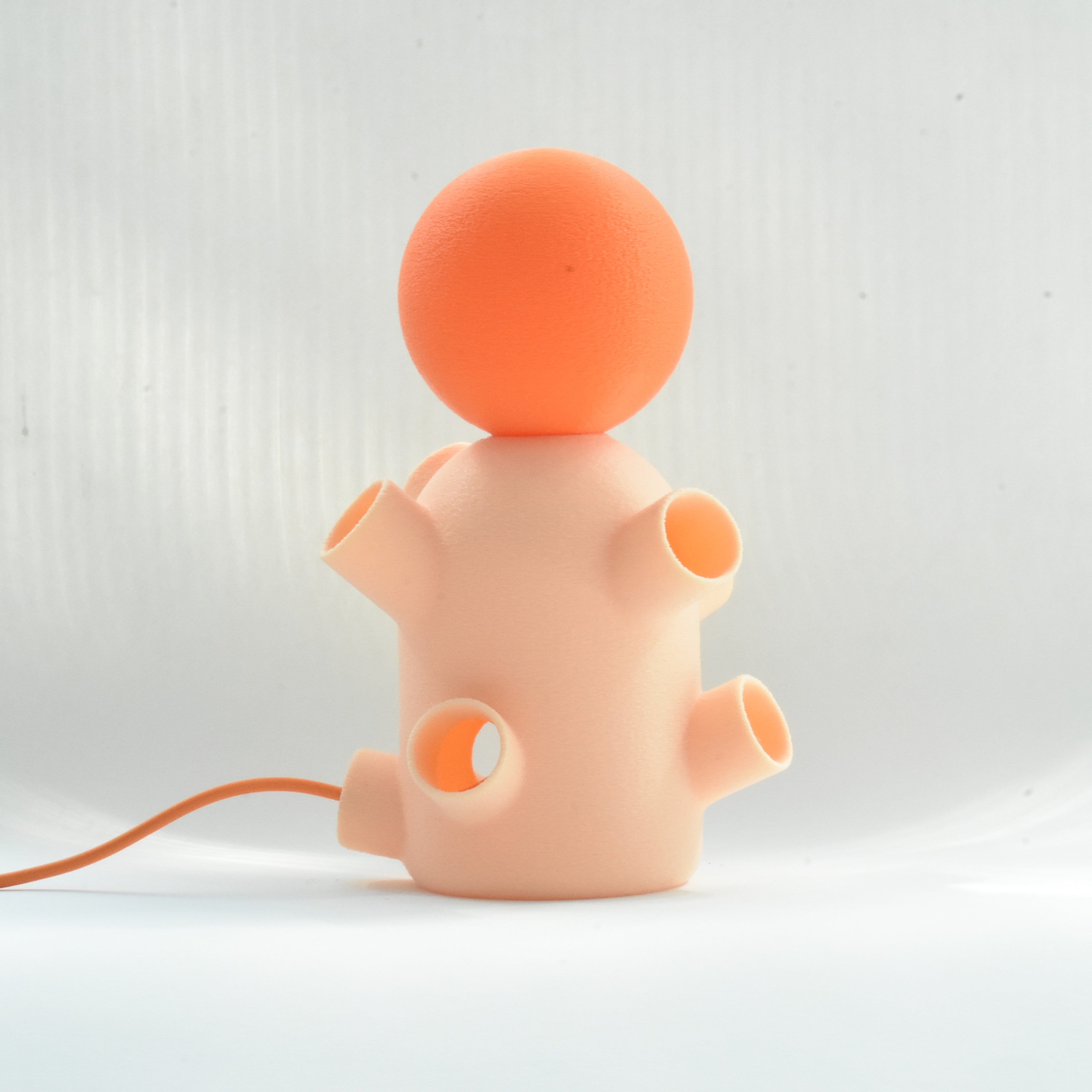 Lampe SECSEC | beige & orange